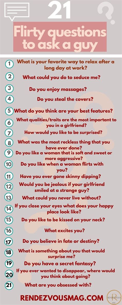 crush test questions|21 questions to ask a guy flirty.